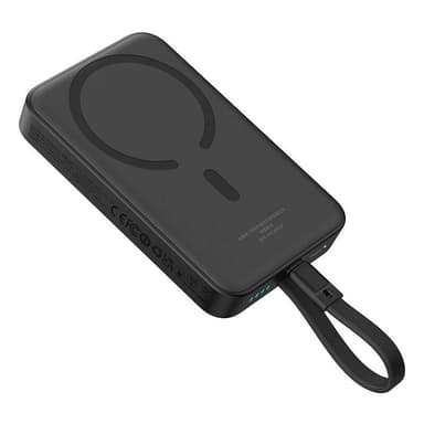 Powerbank Baseus Magnetic Mini 10000mAh, USB-C 30W MagSafe (svart)