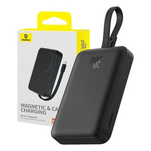 Powerbank Baseus Magnetic Mini 10000mAh, USB-C 30W MagSafe (svart)