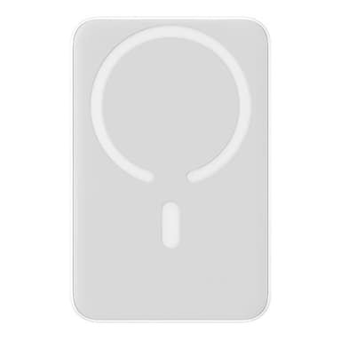 Powerbank Baseus Magnetic, 10000mAh, USB-C 20W, MagSafe (vit)