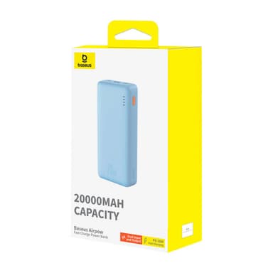 Baseus Airpow 20000mAh 20W powerbank (blå)