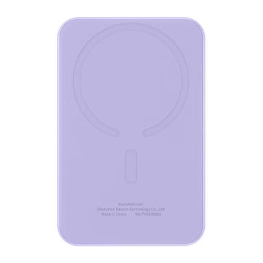 Magnetisk Mini Powerbank Baseus 5000mAh 20W (lila)