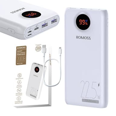 Powerbank Romoss SW20PF 20000mAh, 22,5W (vit)