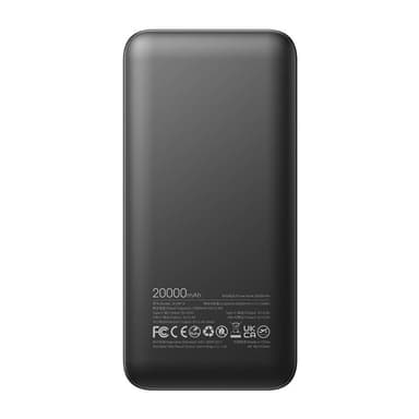 Joyroom Powerbank JR-PBF14 2,4A LED  20 000 mAh (svart)