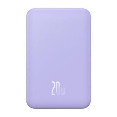 Powerbank Baseus Magnetic Mini 20000mAh, USB-C 20W MagSafe (lila)