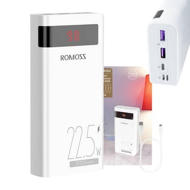 Powerbank Romoss SENSE8PF 30000mAh, 22,5W (vit)