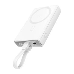 Joyroom magnetisk powerbank med stativ JR-PBM01, 20W, 10000mA (vit)