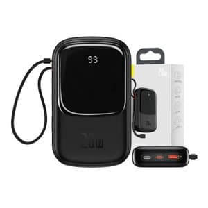 Powerbank Baseus Qpow PRO med Lightning-kabel, USB-C-port och USB 2000