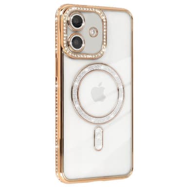 Diamond bling MagSafe skal iPhone 16 Plus - Gold