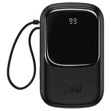 Powerbank Baseus Qpow PRO med Lightning-kabel, USB-C-port och USB 2000