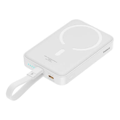 Powerbank Baseus Magnetic Mini 10000mAh, Lightning 20W MagSafe (vit)