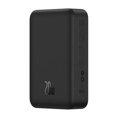 Powerbank Baseus Magnetic Mini 20000mAh, USB-C 20W MagSafe (svart)