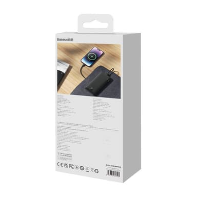 Baseus Airpow 10000mAh 20W powerbank (svart)