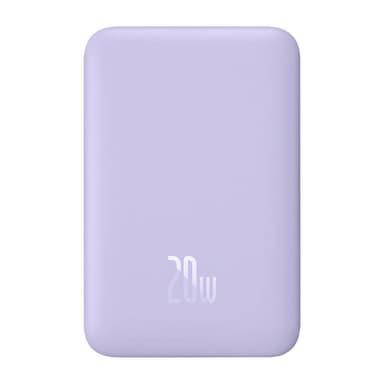 Powerbank Baseus Magnetic Mini 10000mAh, USB-C 20W MagSafe (lila)