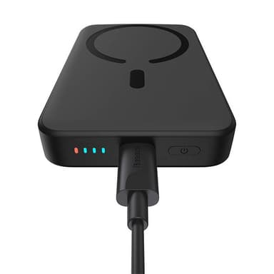 Powerbank Baseus Magnetic Mini 10000mAh, USB-C 20W MagSafe (svart)