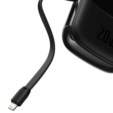 Powerbank Baseus Qpow PRO med Lightning-kabel, USB-C-port och USB 2000