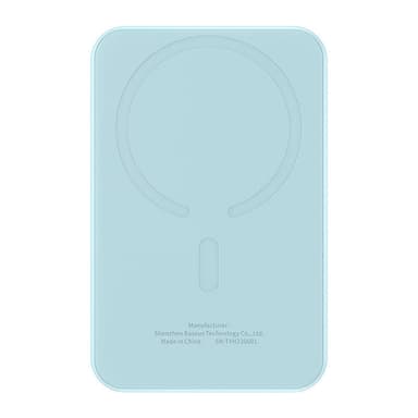 Magnetisk Mini Powerbank Baseus 5000mAh, USB-C 20W (blå)