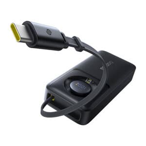 Powerbank Baseus OS Free2Pull 10000mAh 30W +kabel (svart)