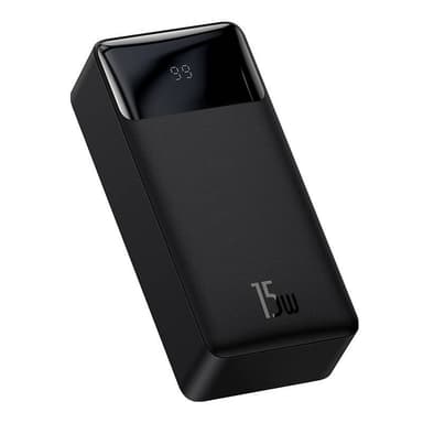 Powerbank Baseus Bipow 30000mAh,15W (svart)