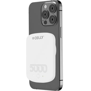 MAGPB5000PRO PowerBank 10W MagSafe Trådlös laddning 5000mAh Vit