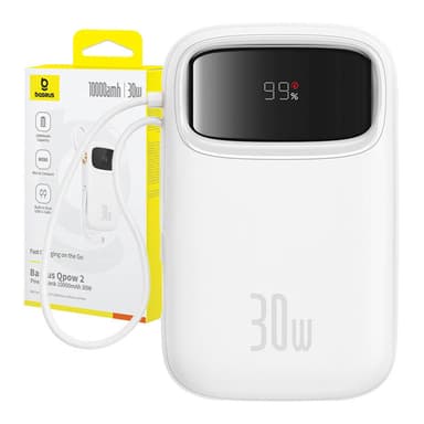 Baseus QPow 2 10000mAh 30W powerbank (vit)