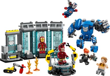 LEGO Marvel Iron Mans labb rustningarnas sal 76315