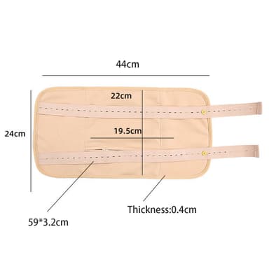 Kompress som underlättar absorptionen av ricinolja Beige