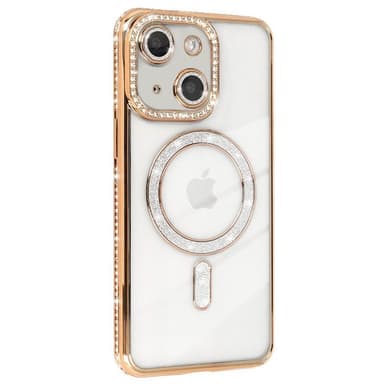 Diamond bling MagSafe skal iPhone 15 Plus - Gold