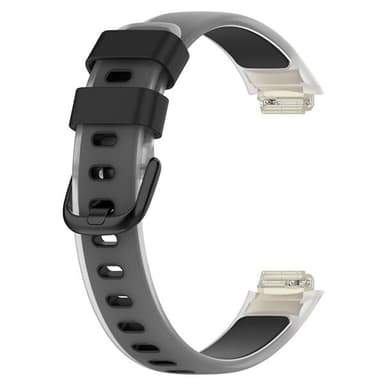 Silikonarmband till Fitbit Inspire 3 - Svart/Klar