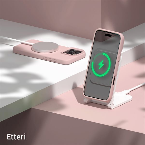 Etteri Silikonskal till iPhone 16 Pro Max - Rosa