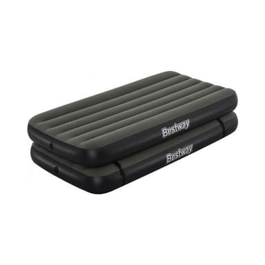 Bestway 2 luftmadrasser 3-i-1 188x99cm - Svart/Grå