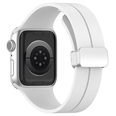 Magnetiskt armband till Apple Watch Ultra 2 / Ultra 3 38/40/41mm - Vit