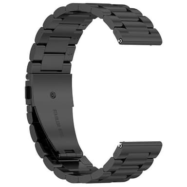 Armband 20mm i metall till Amazfit Bip 5 - Svart