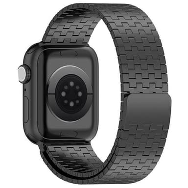 Metallarmband med magnet till Apple Watch 38 / 40 / 41mm - Svart