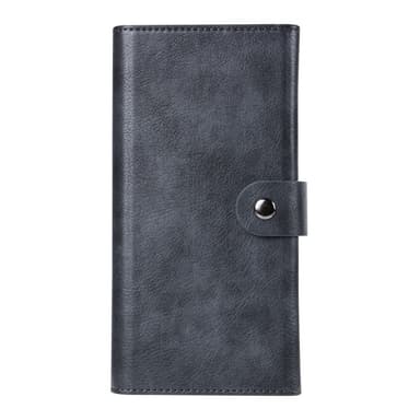VILI iPhone 16 GVB Series Plånboksfodral i PU-Läder - Svart
