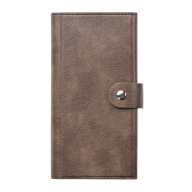 VILI iPhone 16 GVB Series Plånboksfodral i PU-Läder - Brun