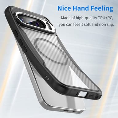 SKALO Google Pixel 9 Pro XL Carbon Fiber Translucent Skal