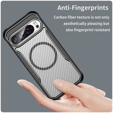 SKALO Google Pixel 9 Pro XL Carbon Fiber Translucent Skal