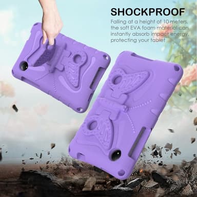 SKALO Xiaomi Redmi Pad SE 8.7 Butterfly EVA Fodral - Lila