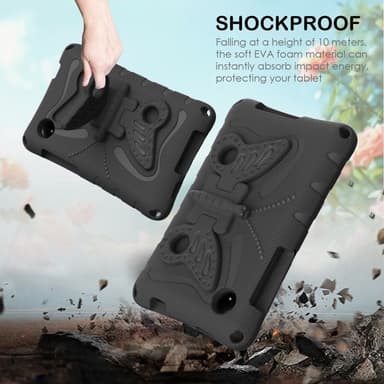 SKALO Xiaomi Redmi Pad SE 8.7 Butterfly EVA Fodral - Svart