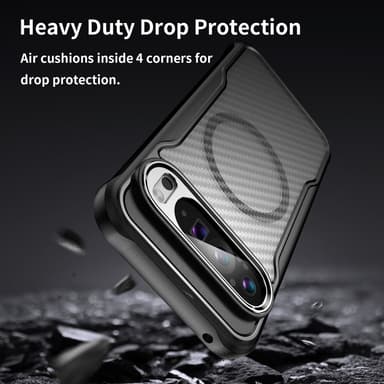 SKALO Google Pixel 9 Pro XL Carbon Fiber Translucent Skal