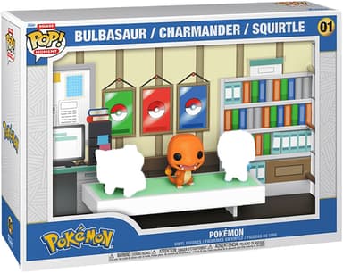 Funko POP Pokemon 1996 actionfigur (Bulbasaur/Charmander/Squirtle)