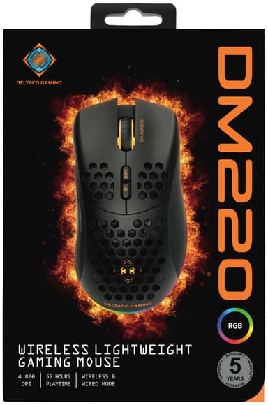 Deltaco DM220 trådlös gamingmus