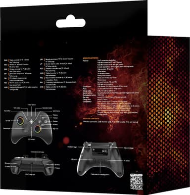 Deltaco PC & Switch trådlös spelplatta