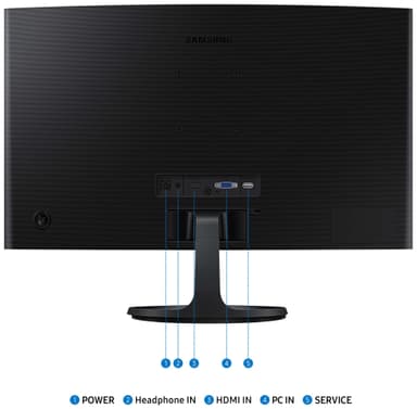 Samsung Essential S3 S36GD 27" välvd bildskärm