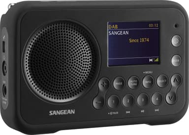 Sangean DPR-76BT Radio med Bluetooth Metal Grey