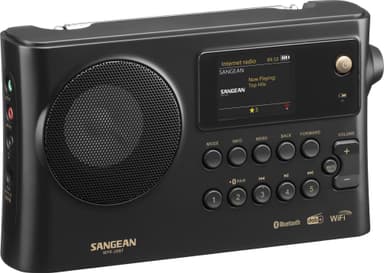 Sangean WFR-28BT FM, DAB+ og Internetradio Sort