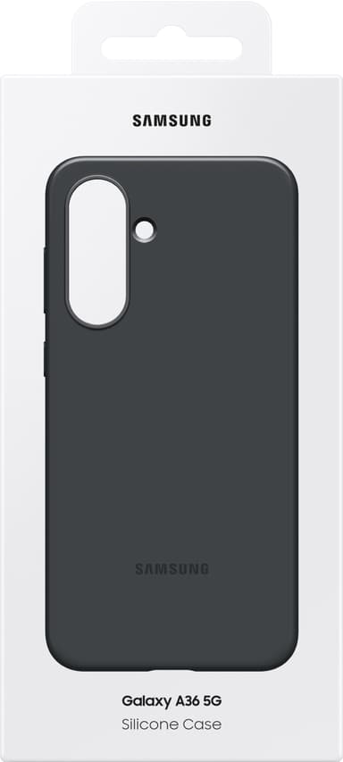 Samsung Galaxy A36 Silicone fodral (svart)