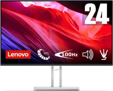 Lenovo L24i-4B 24" bildskärm (molngrå)