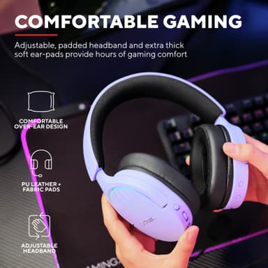 Trust GXT491P Fayzo trådlöst gamingheadset