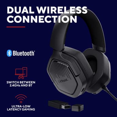 Trust GXT493 Carus trådlöst gamingheadset